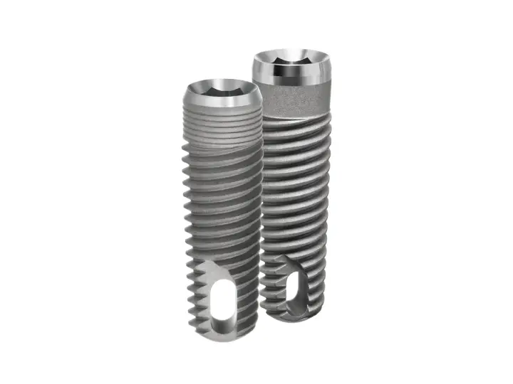 Zimmer Biomet Tapered Screw-Vent TSV implant sistemi ve konik gövde tasarımı